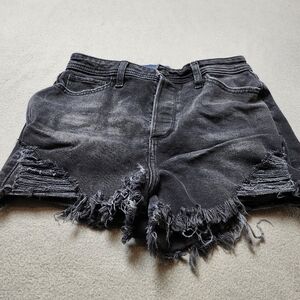 Hollister Curvy High-Rise Mom Shorts Sz 28